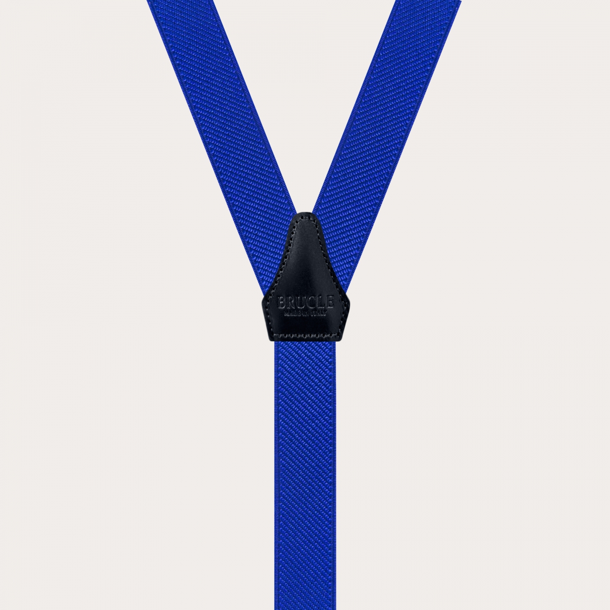 BRUCLE Unisex double-use suspenders, royal blue