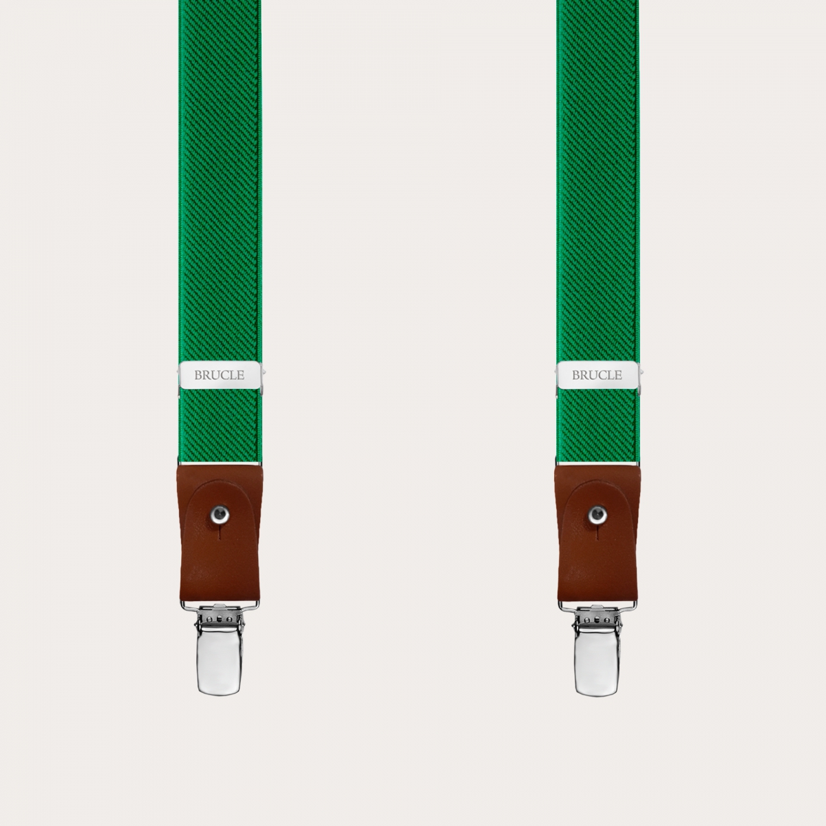 BRUCLE Tirantes unisex doble uso, verde