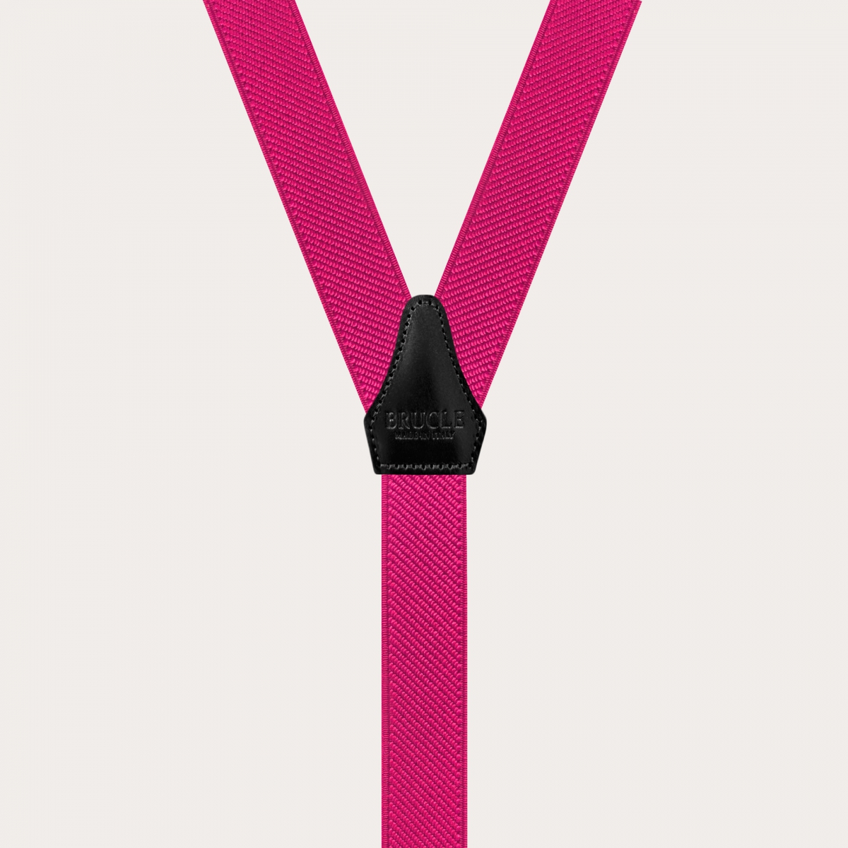BRUCLE Unisex-Hosenträger in Y-Form, fuchsia