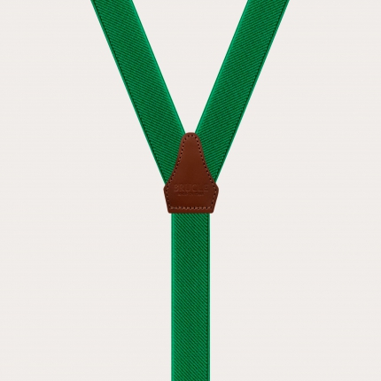 Unisex-Hosenträger in Y-Form, grün