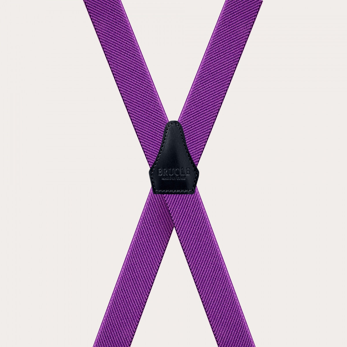 BRUCLE Bretelles en forme de X pour hommes et femmes, lilas