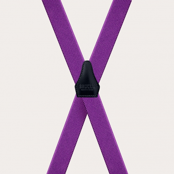 Unisex suspenders for boys and girls, lilac