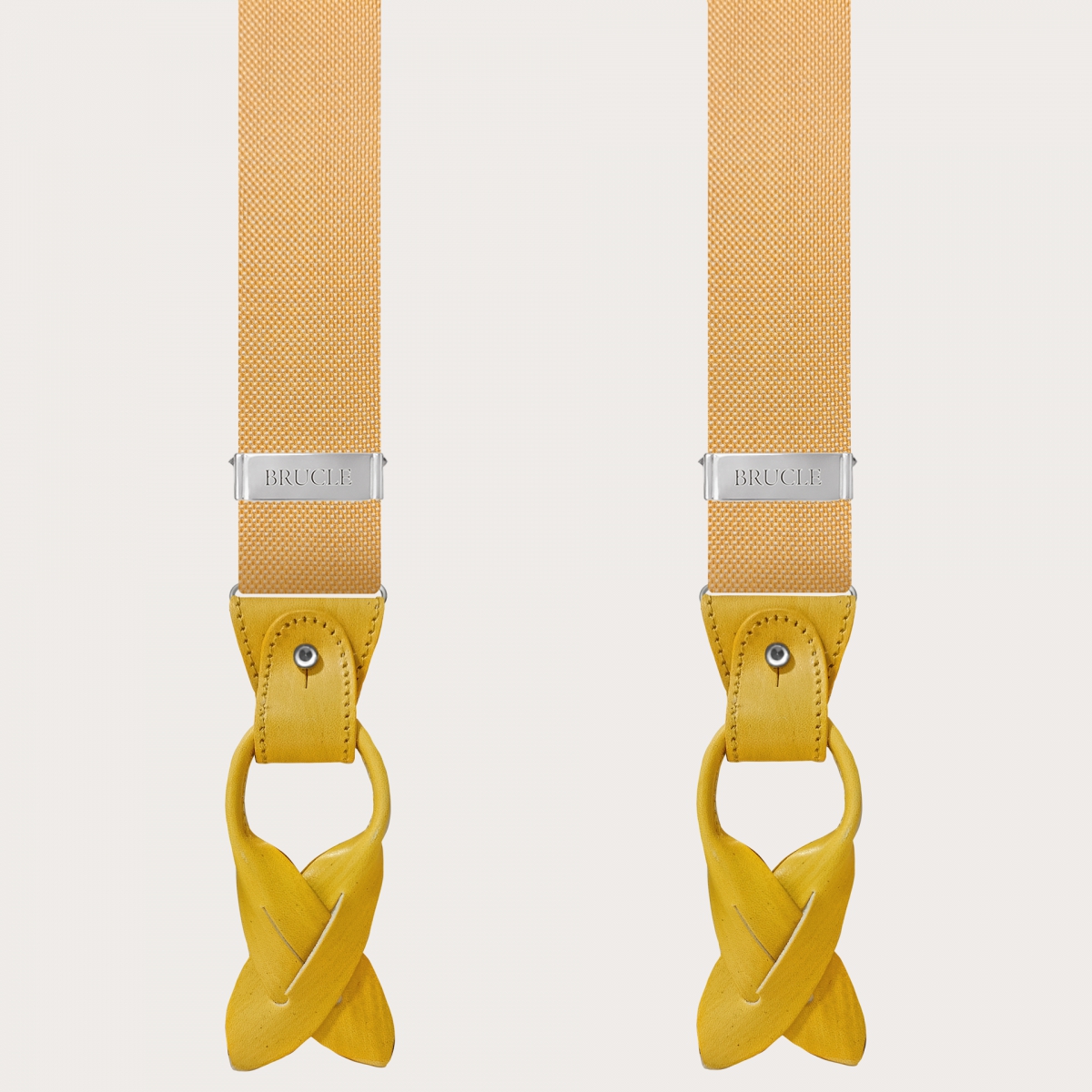 BRUCLE Tirantes en forma de Y en seda, amarillo