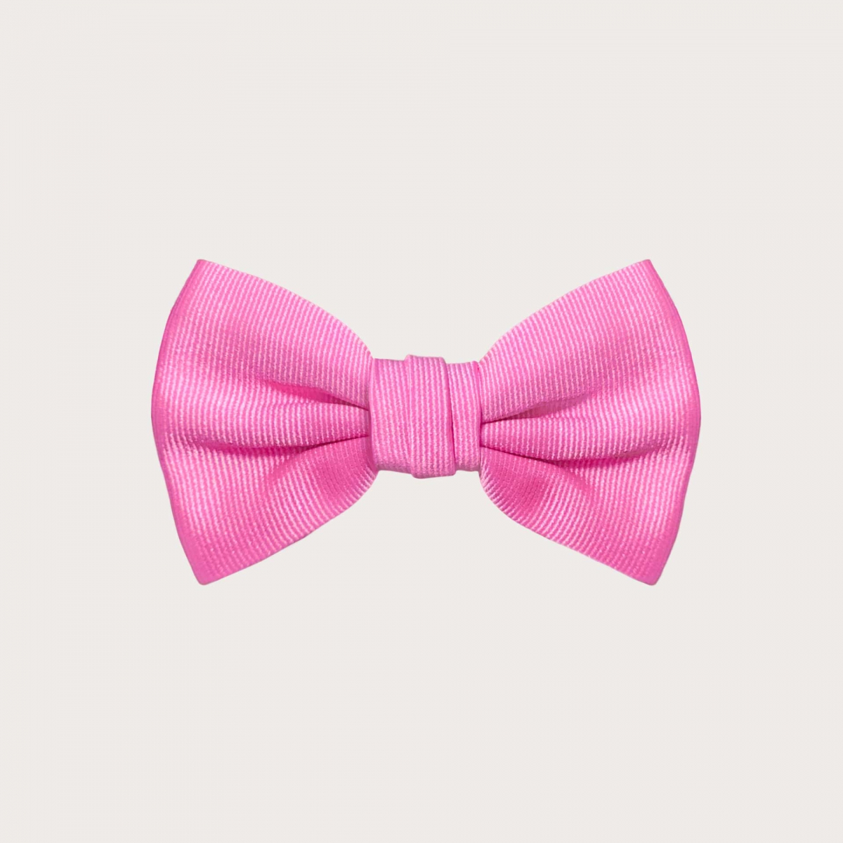 Pink silk kids bow tie