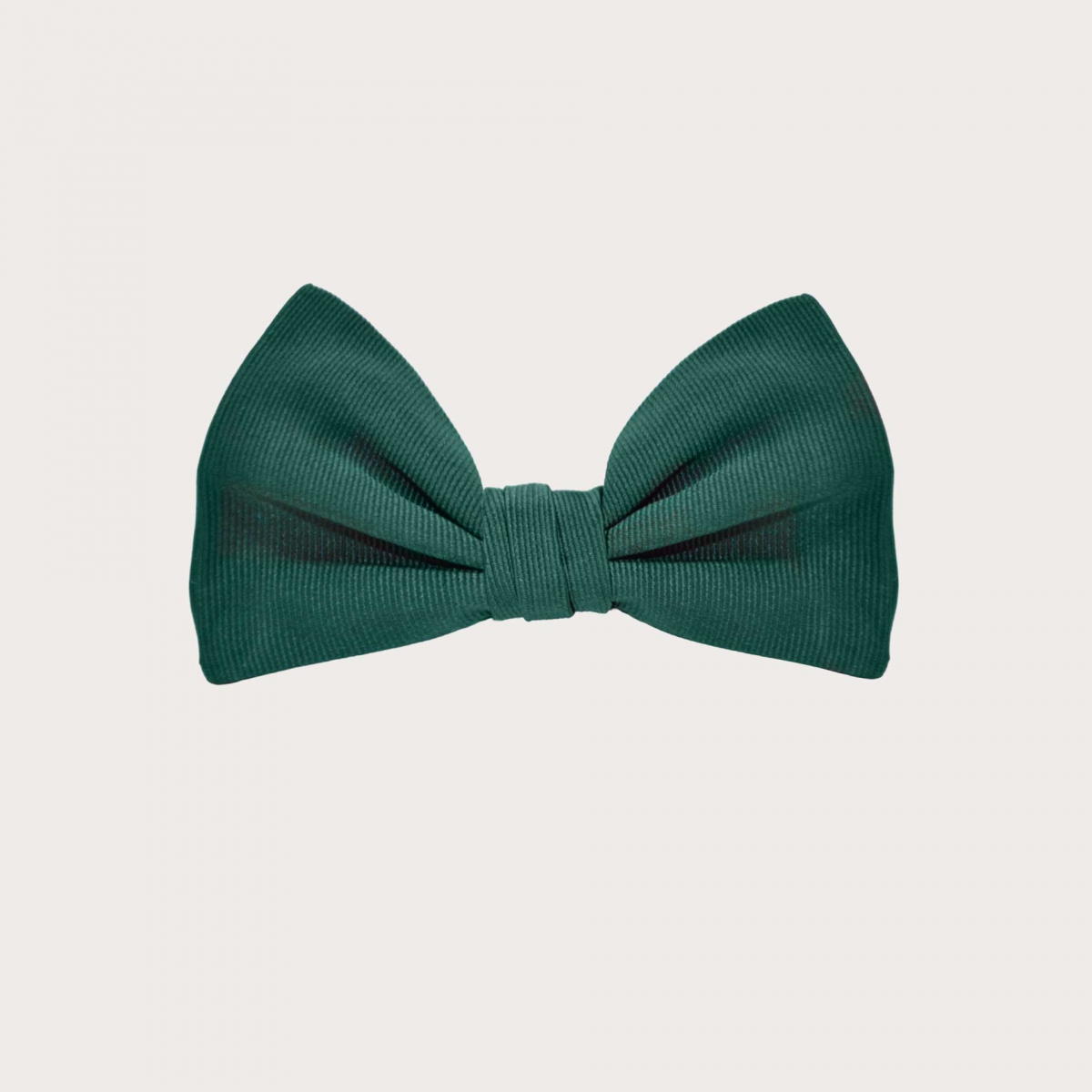 Green silk kids bow tie