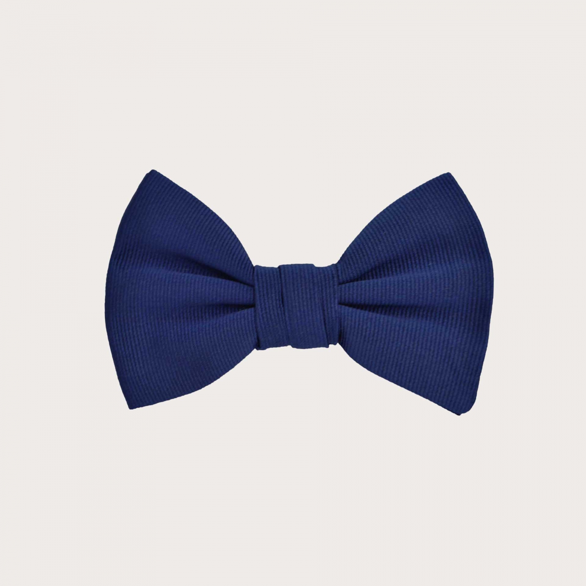 Noeud papillon enfant bleu en soie jacquard