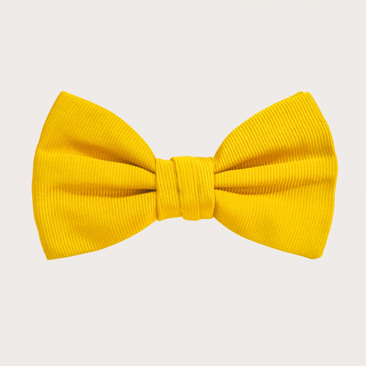BRUCLE Yellow bow tie in jacquard silk