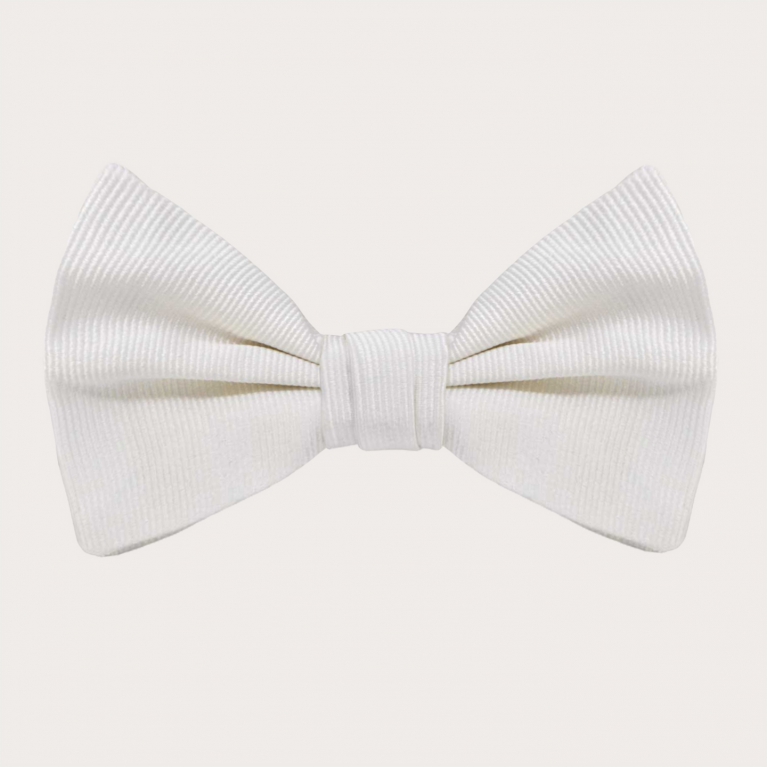 Silk Bow Tie white