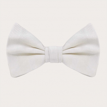 Silk Bow Tie white