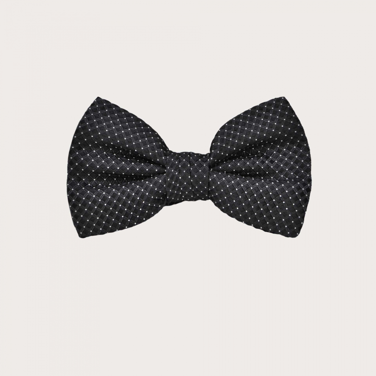 Elegante schwarze Fliege mit weißen Punkten für kinder oder Jungen