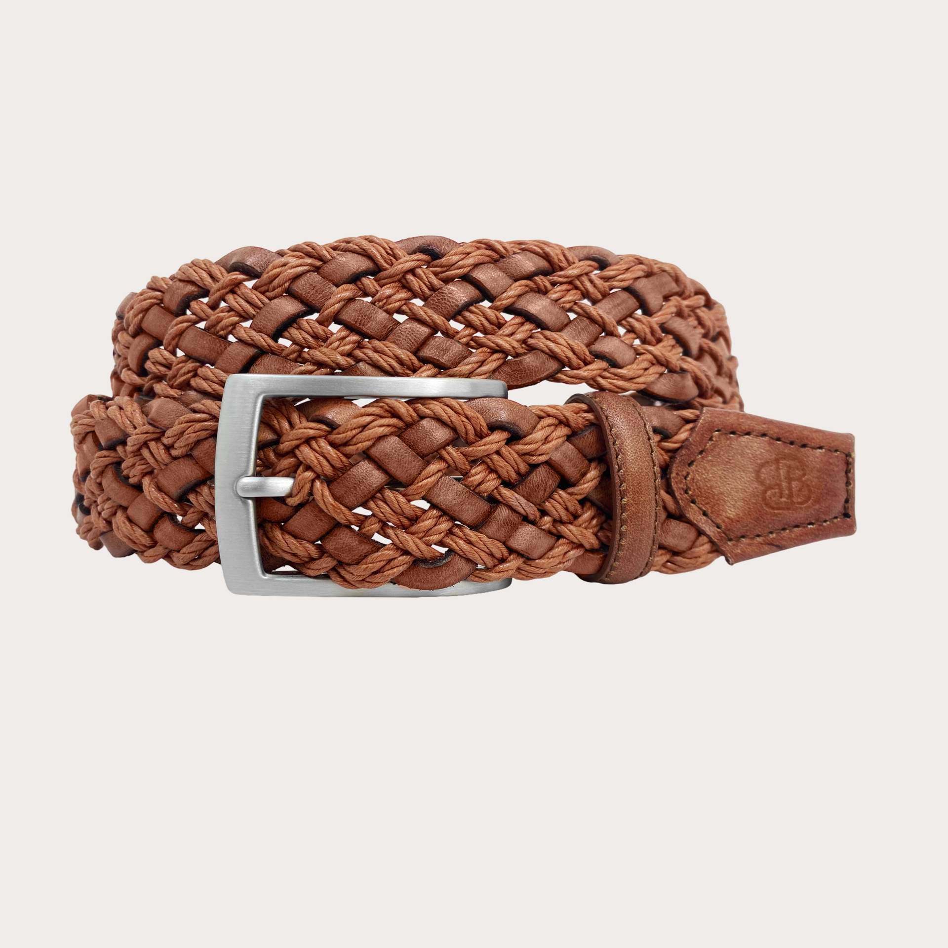 BRUCLE Woven Leather Belt | Unique Style
