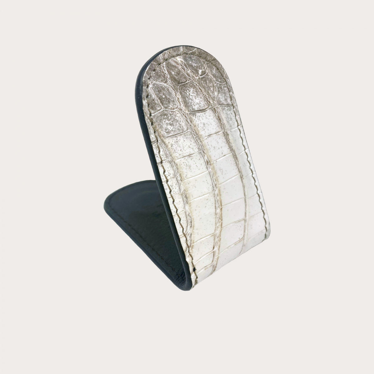 Clip para billetes de cocodrilo blanco Himalaya