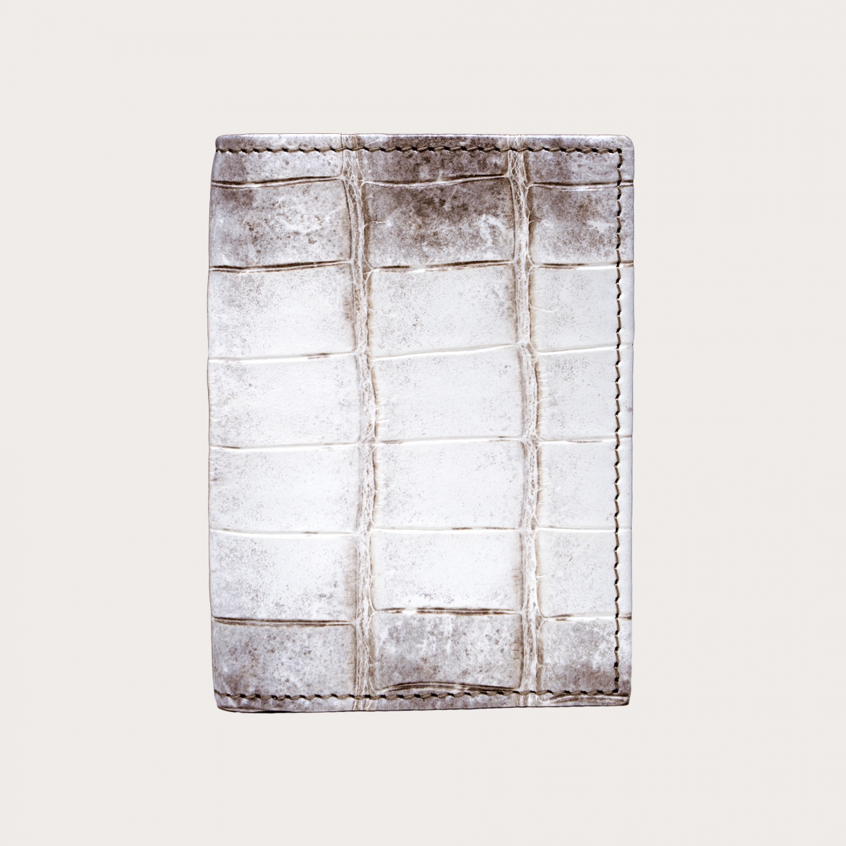 Tarjetero de cocodrilo blanco del Himalaya