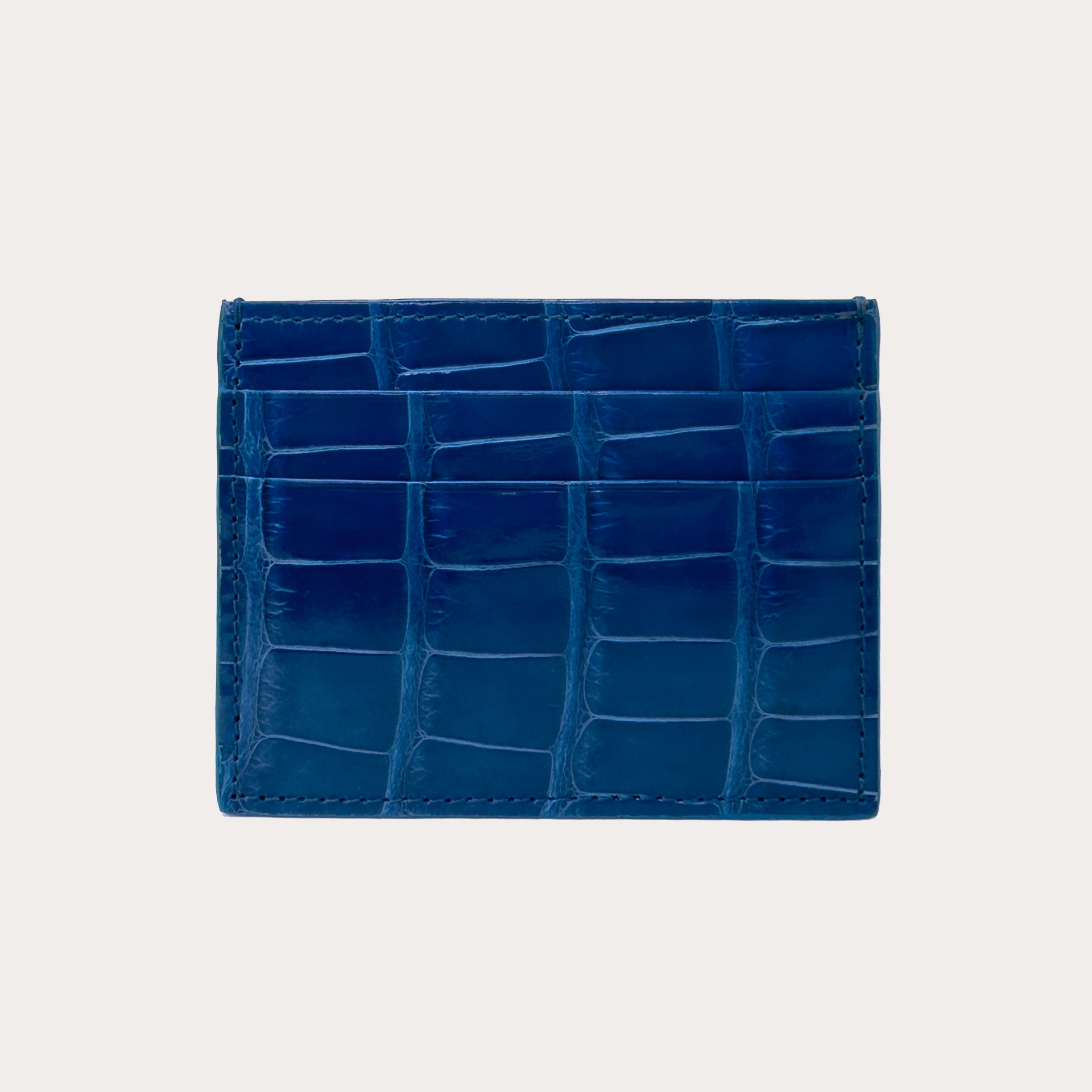 Tarjetero de aligátor azul caribeño
