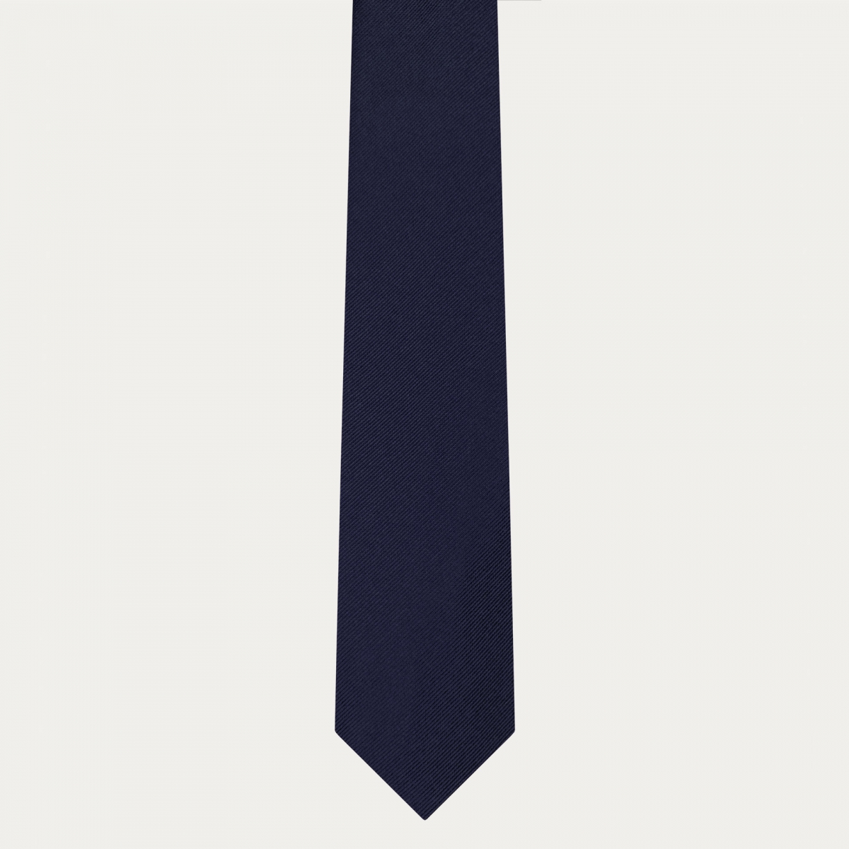 Classic navy blue silk tie