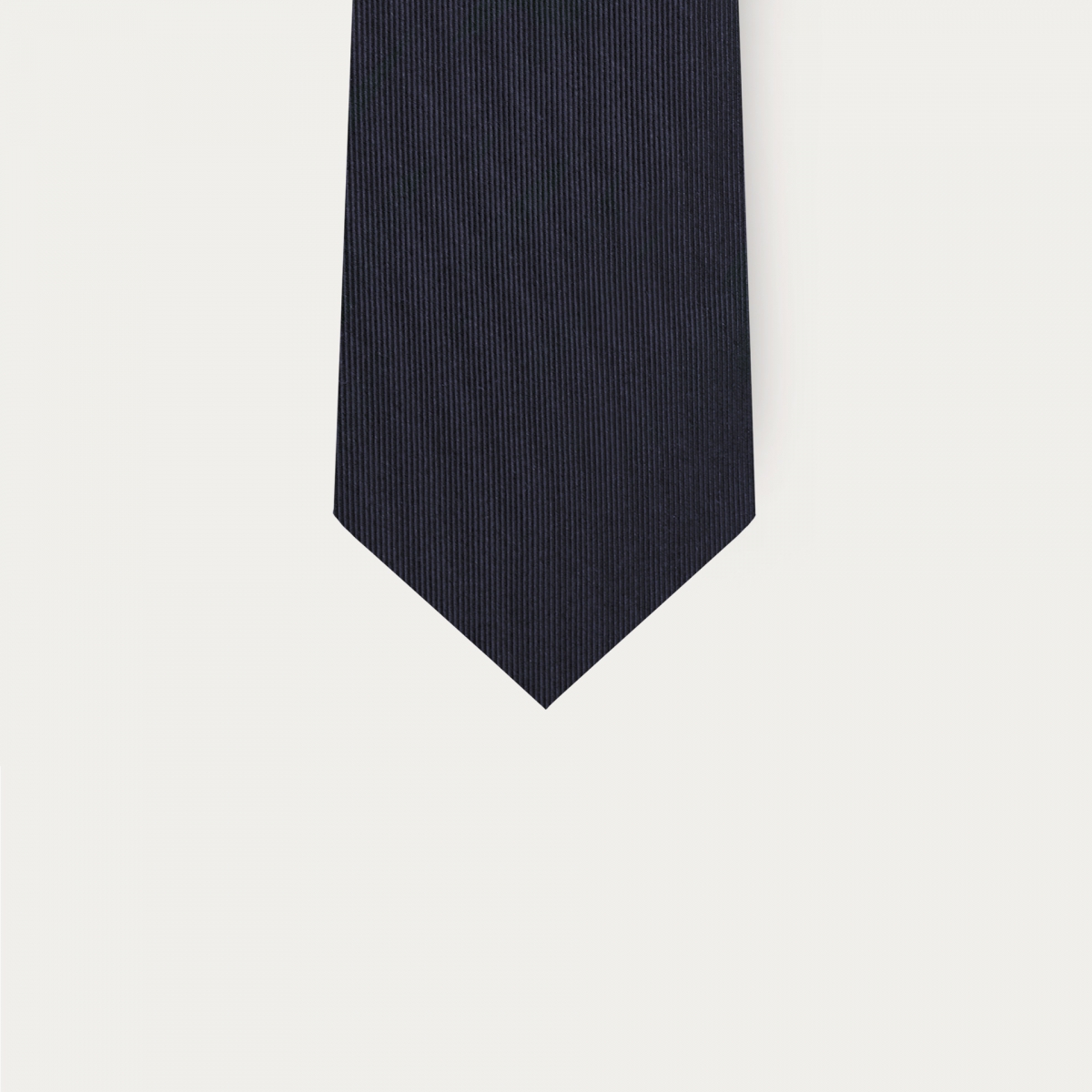 Cravate en soie bleu marine pour homme
