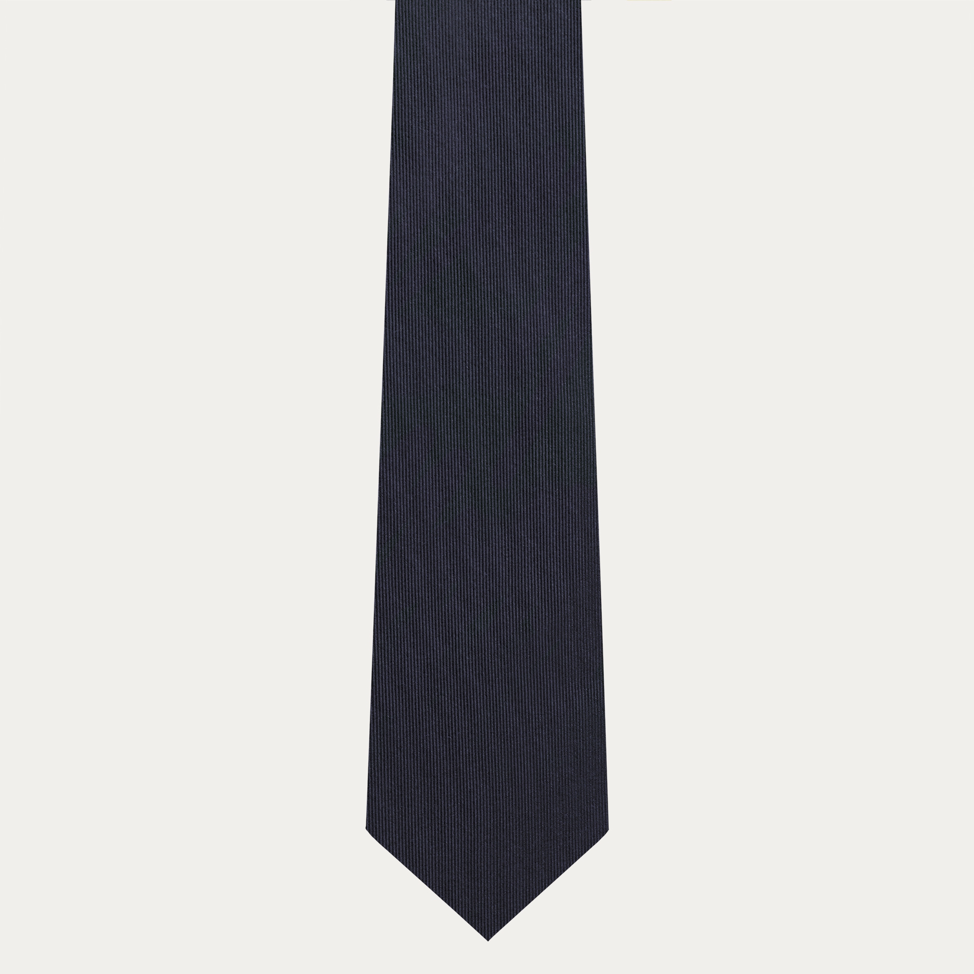 Cravatta blu navy 3 pieghe in seta