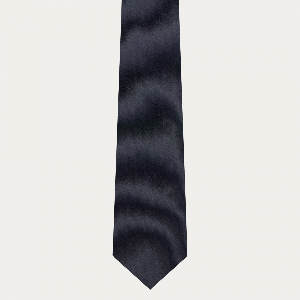 cravate en soie bleu marine