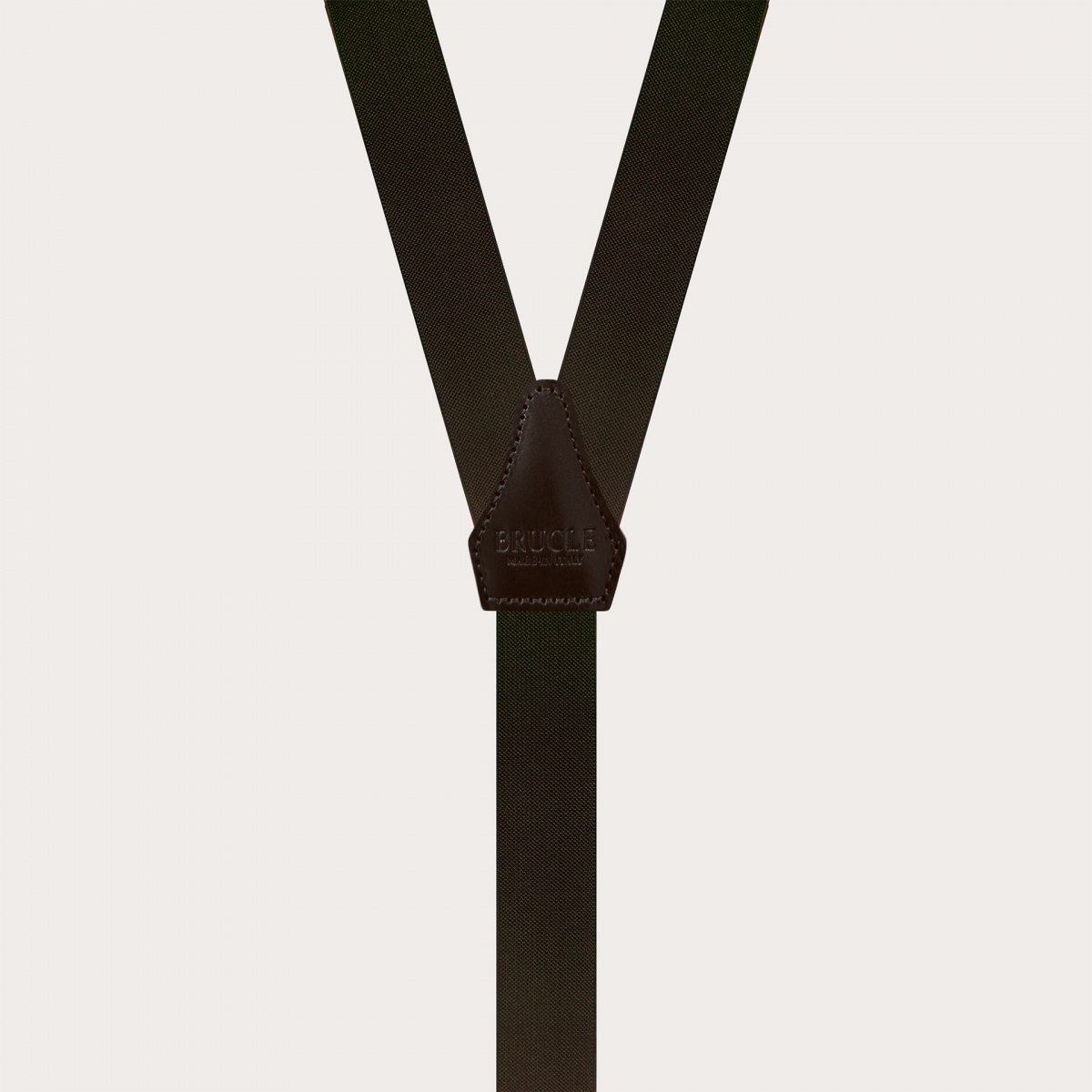 Tirantes estrechos en Y marrón oscuro