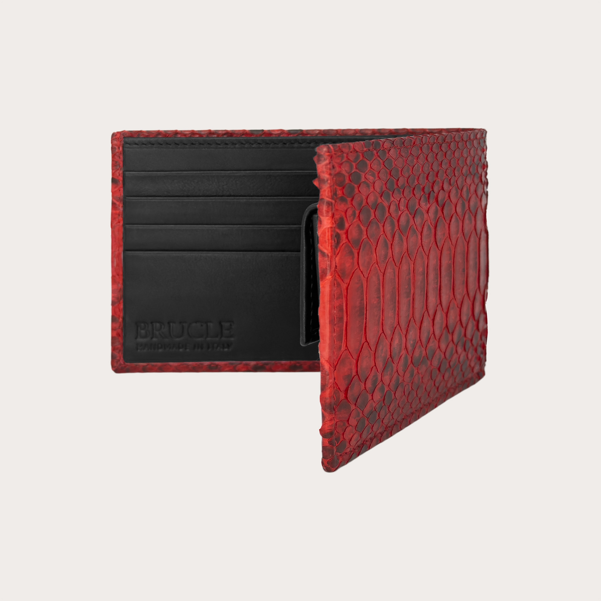 Red Python Wallet Free Personalization | BRUCLE