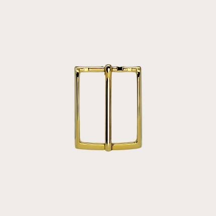 Polierte goldene quadratische Schnalle für Gürtel mit 35 mm Höhe