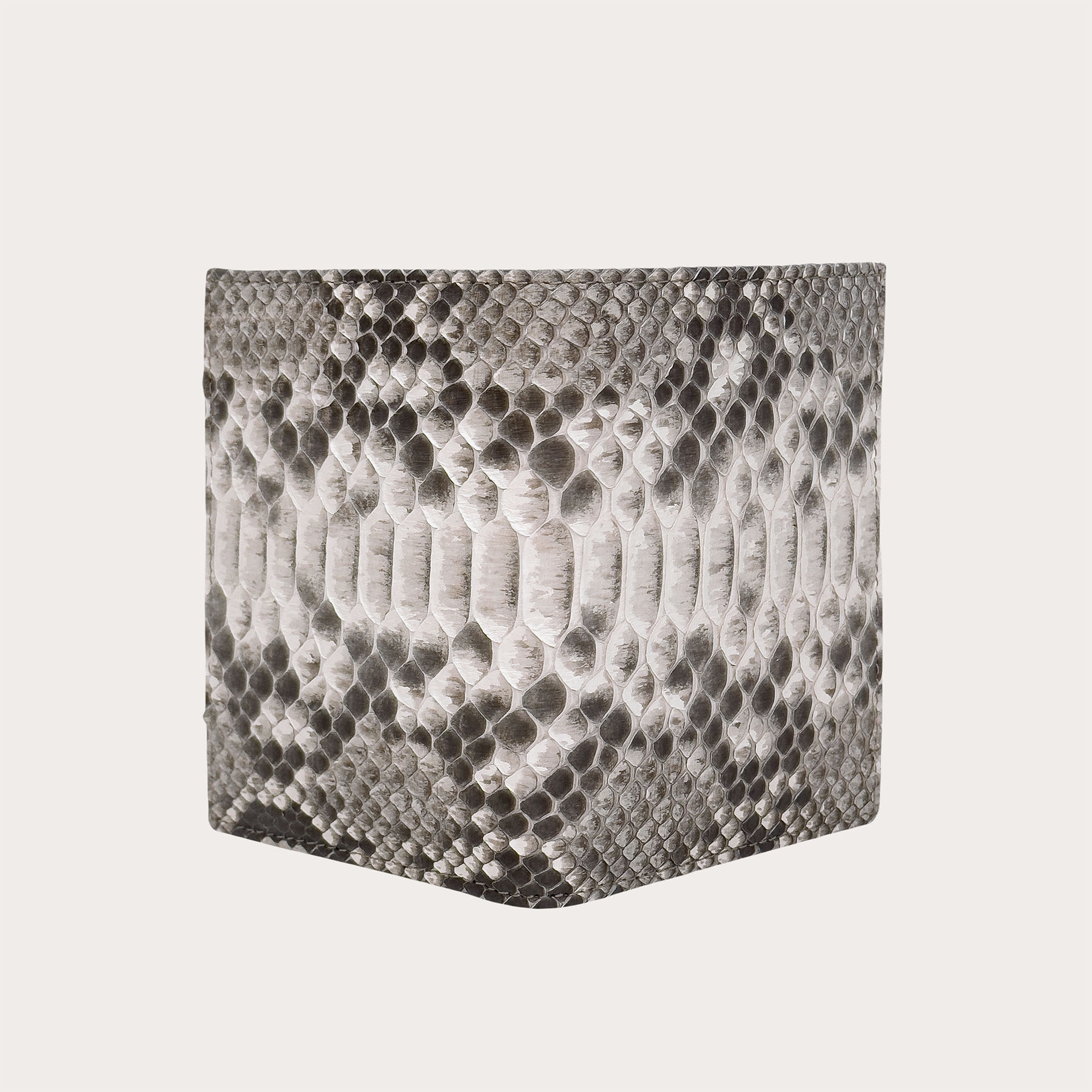 Portefeuille vertical homme en python personnalisable | BRUCLE Luxury