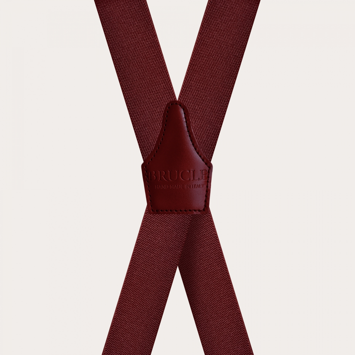 Bretelles en X extra-longues bordeaux