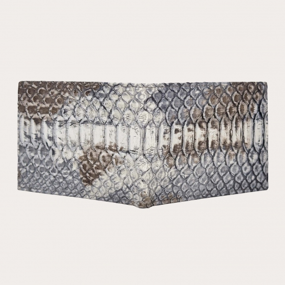 Portefeuille de luxe en python nubuck dégradé
