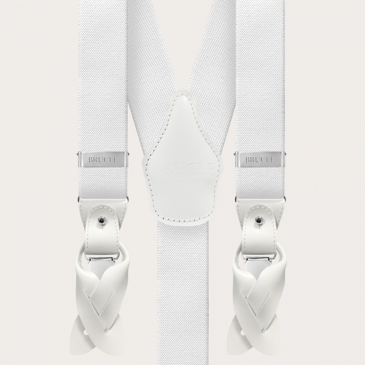 Tirantes blancos extralargos para hombre