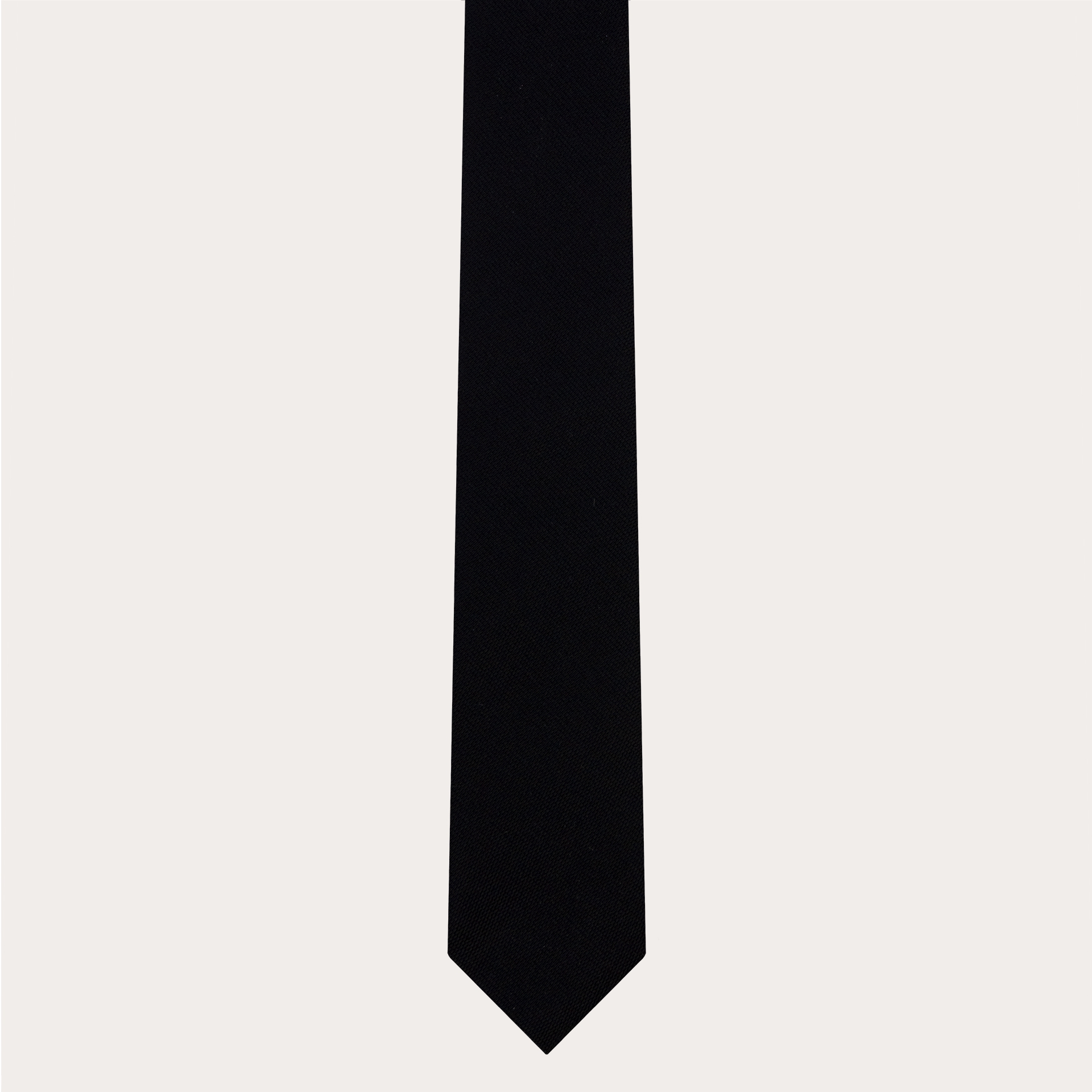 Black Silk Boy's Tie