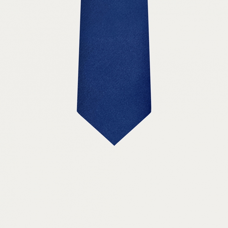 Corbata azul de mujer