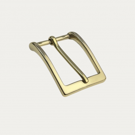 Glänzende goldfarbene nickelfreie Schnalle für 30 mm Gürtel