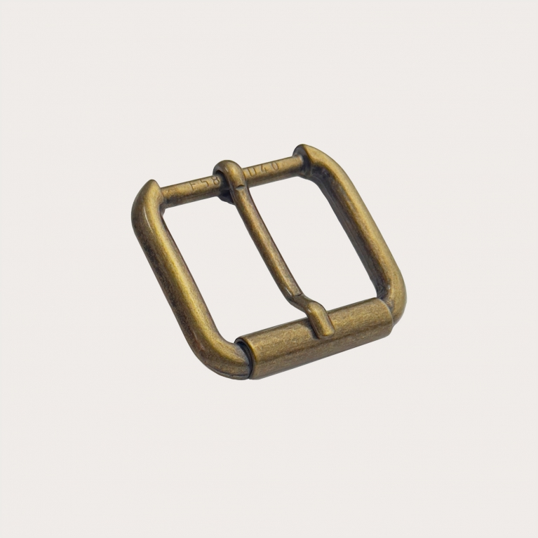 Antique bronze roller buckle for 35 mm belts