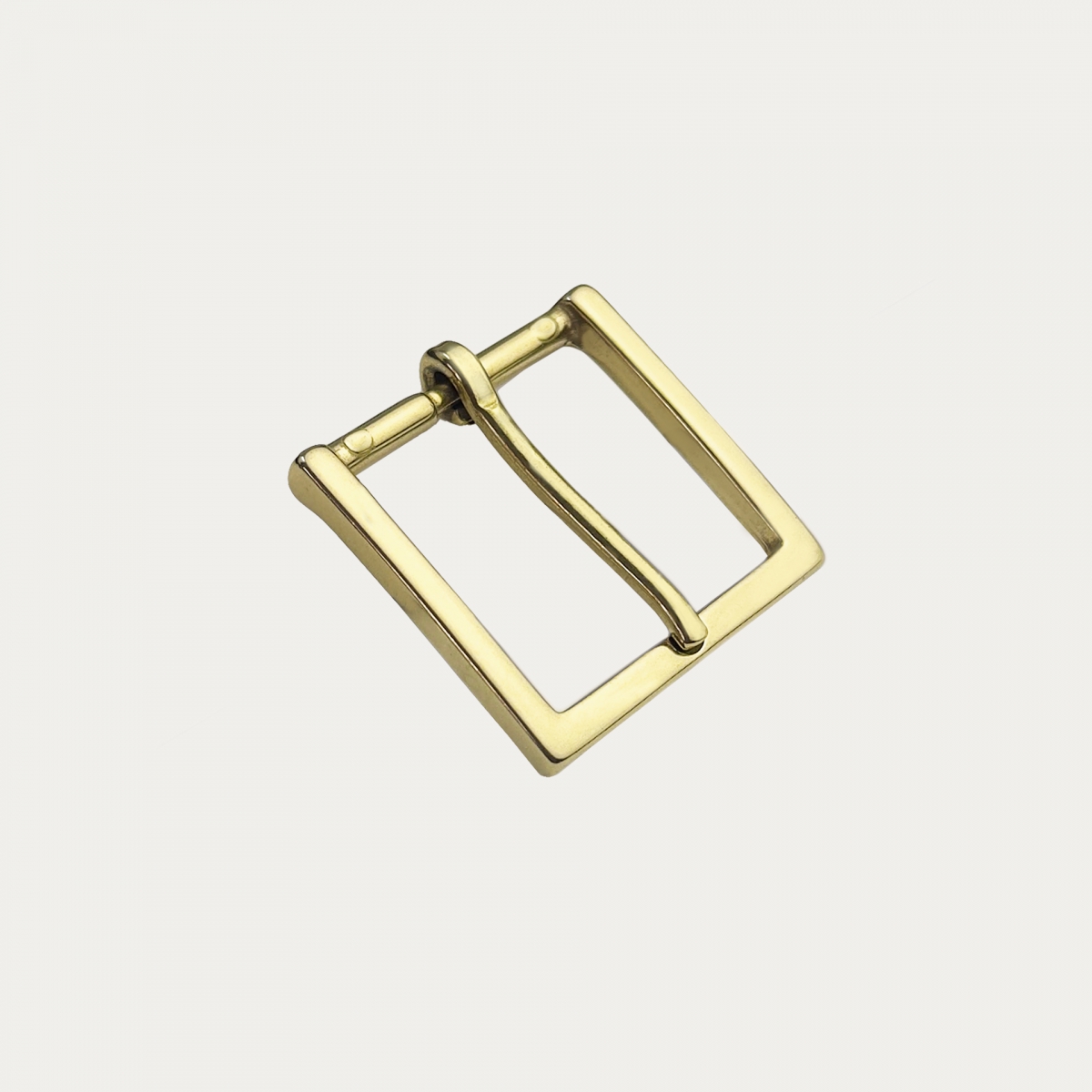 Fibbia oro lucida per cinture con altezza 35 mm