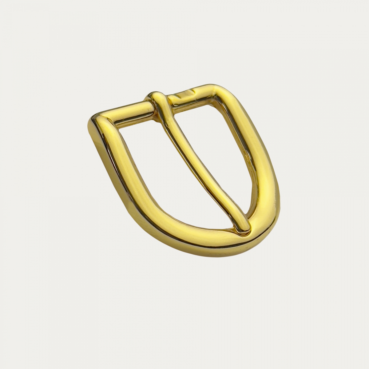 Glänzende abgerundete goldene Schnalle für 30 mm Gürtel