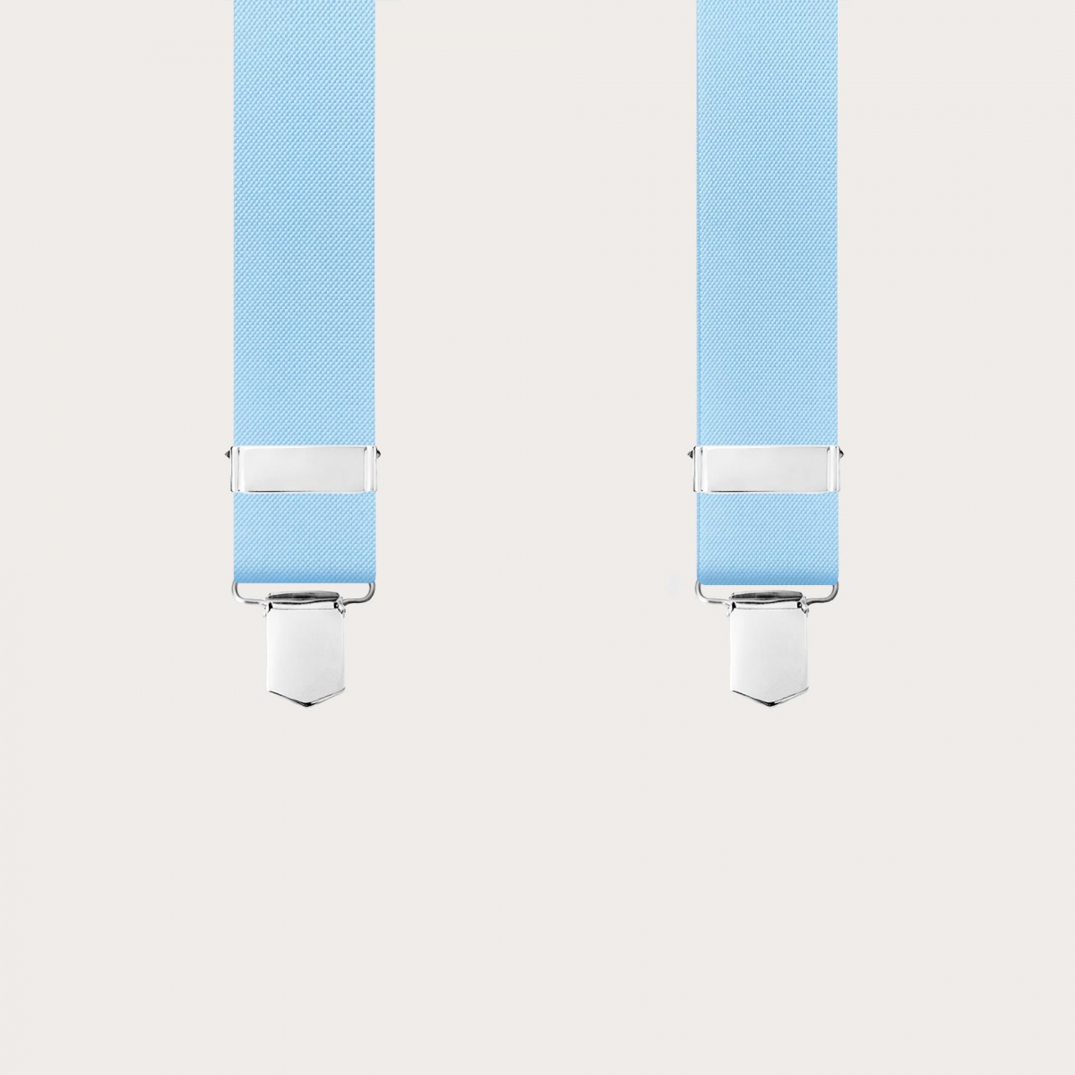 Hellblaue Unisex Y-Hosenträger