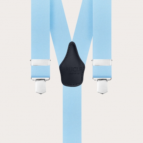 Tirantes unisex azul claro en forma de Y