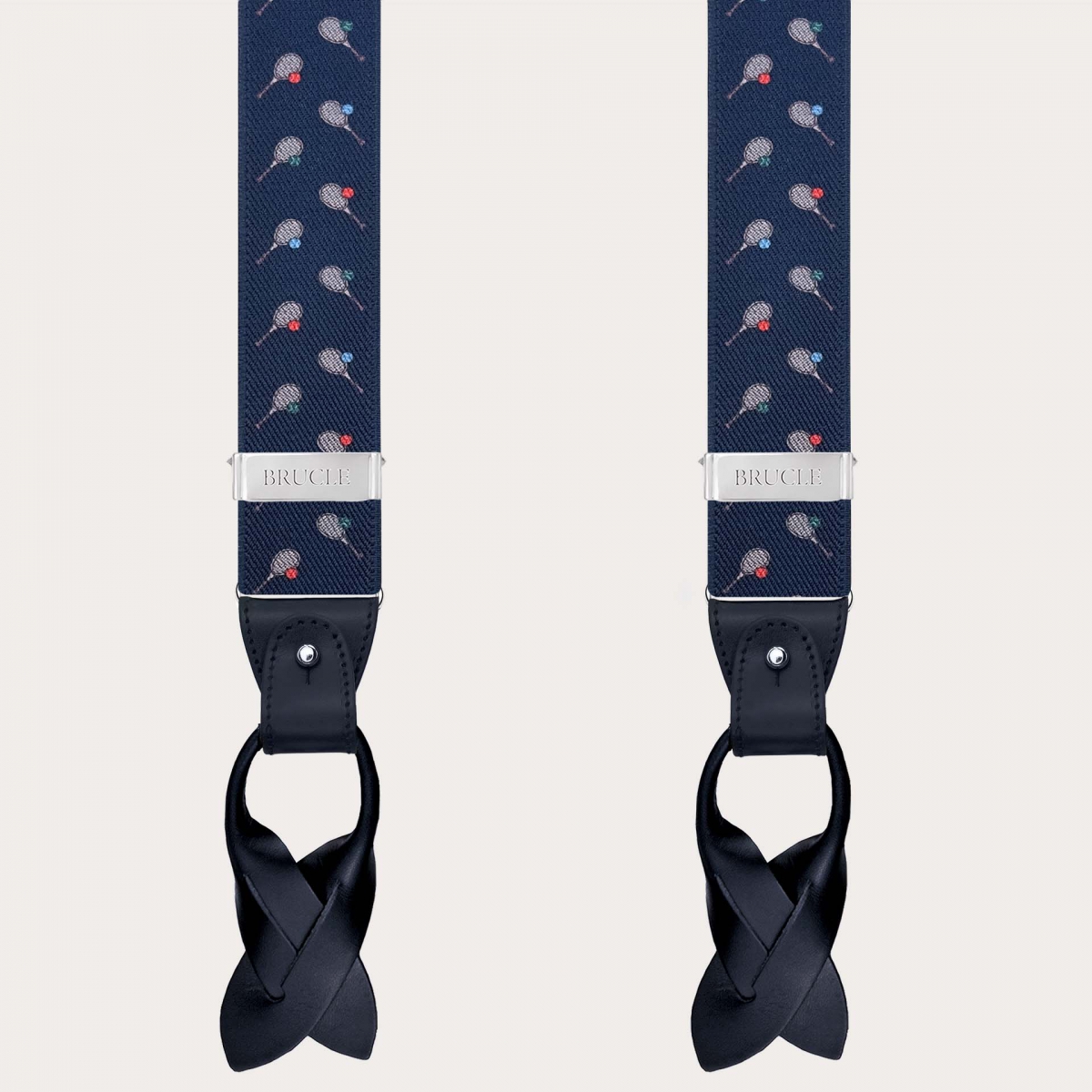 Bretelles homme motif tennis à double usage