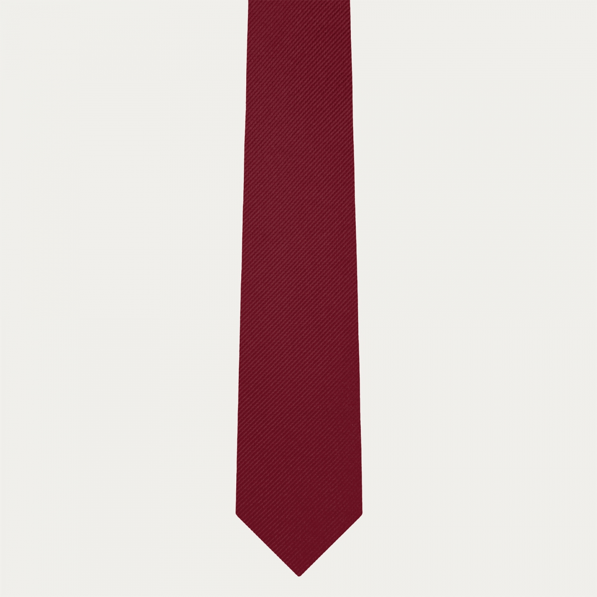 Cravate femme bordeaux en soie