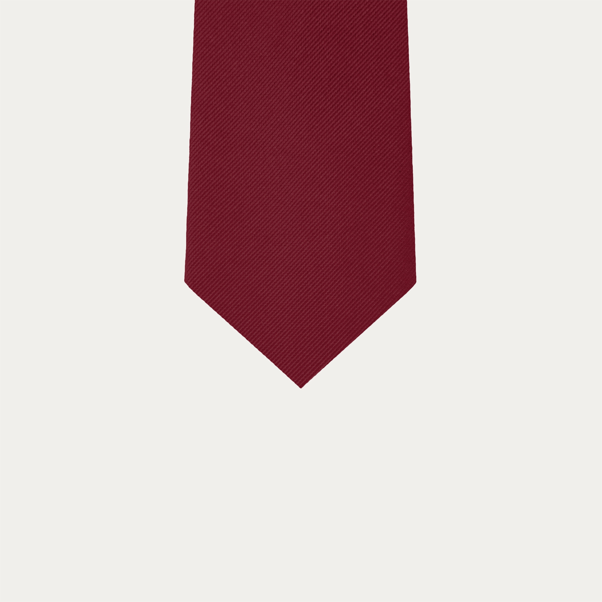 Cravate femme bordeaux en soie