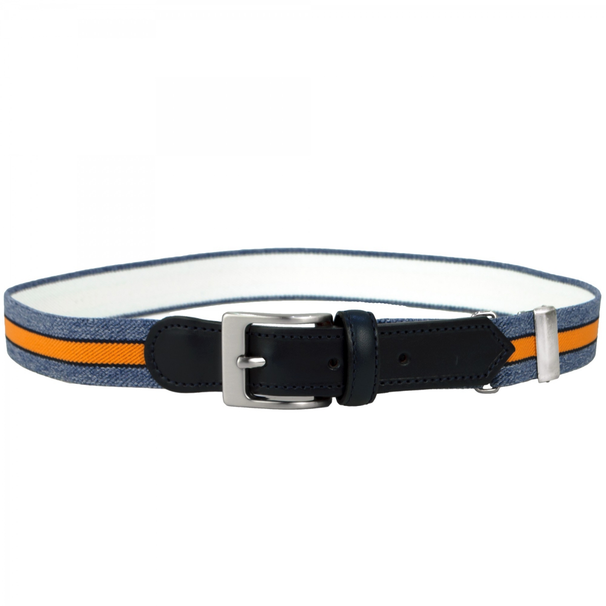 kids belt blue jeans orange