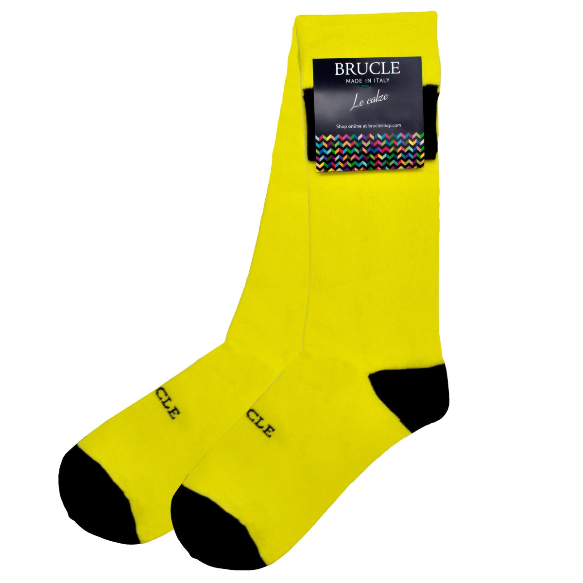Fluo socks yellow