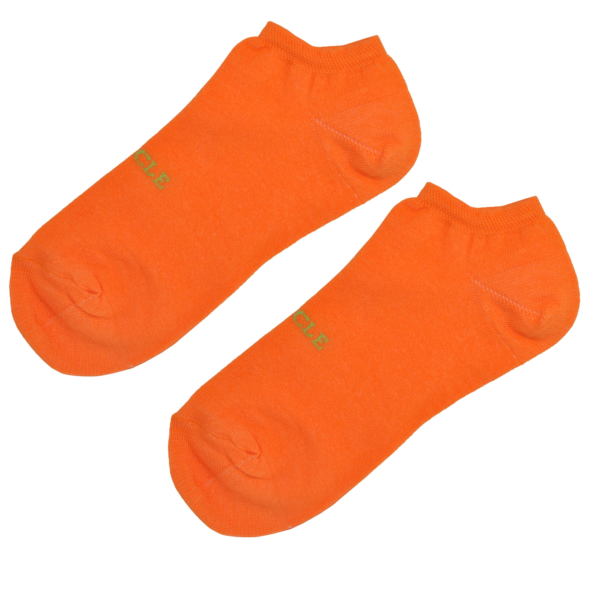 Ankle socks orange fluo for men BRUCLE