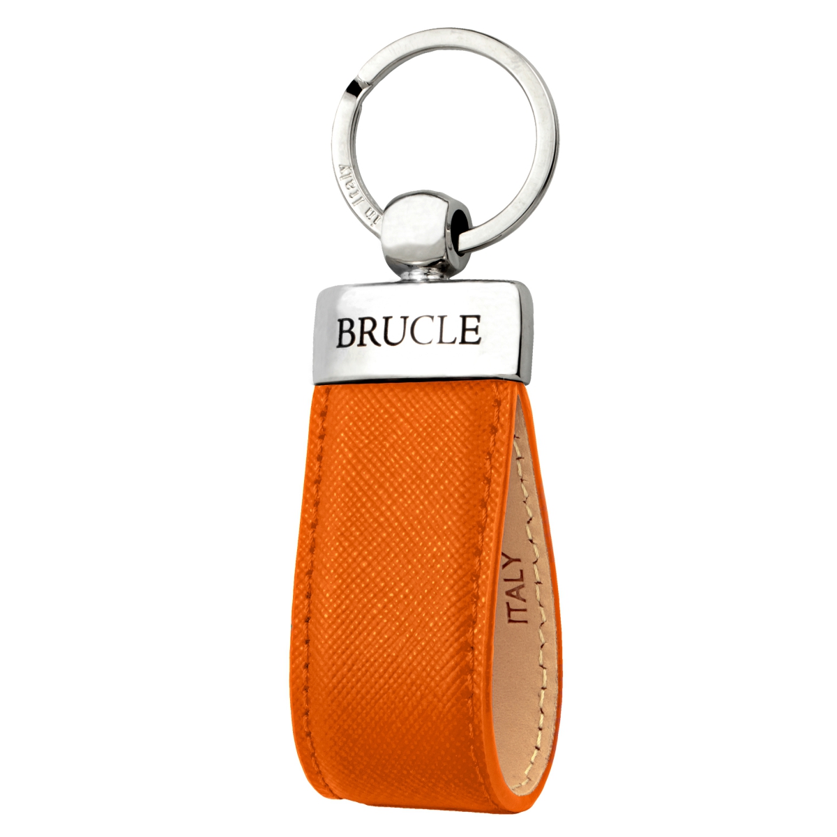 Portachiavi Arancione In Silicone Flessibile Areaware - Design Harry Allen