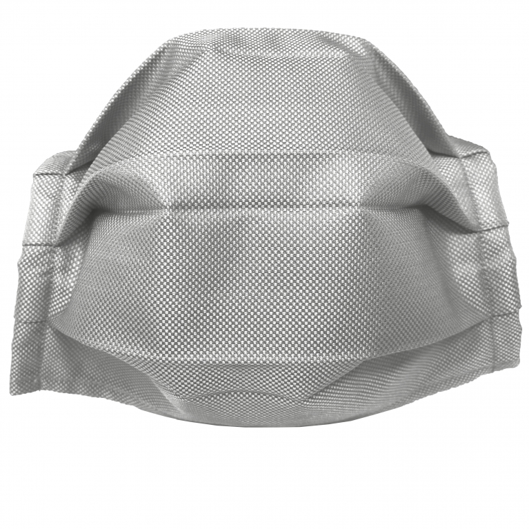 Fashion protective fabric mask, color light grey
