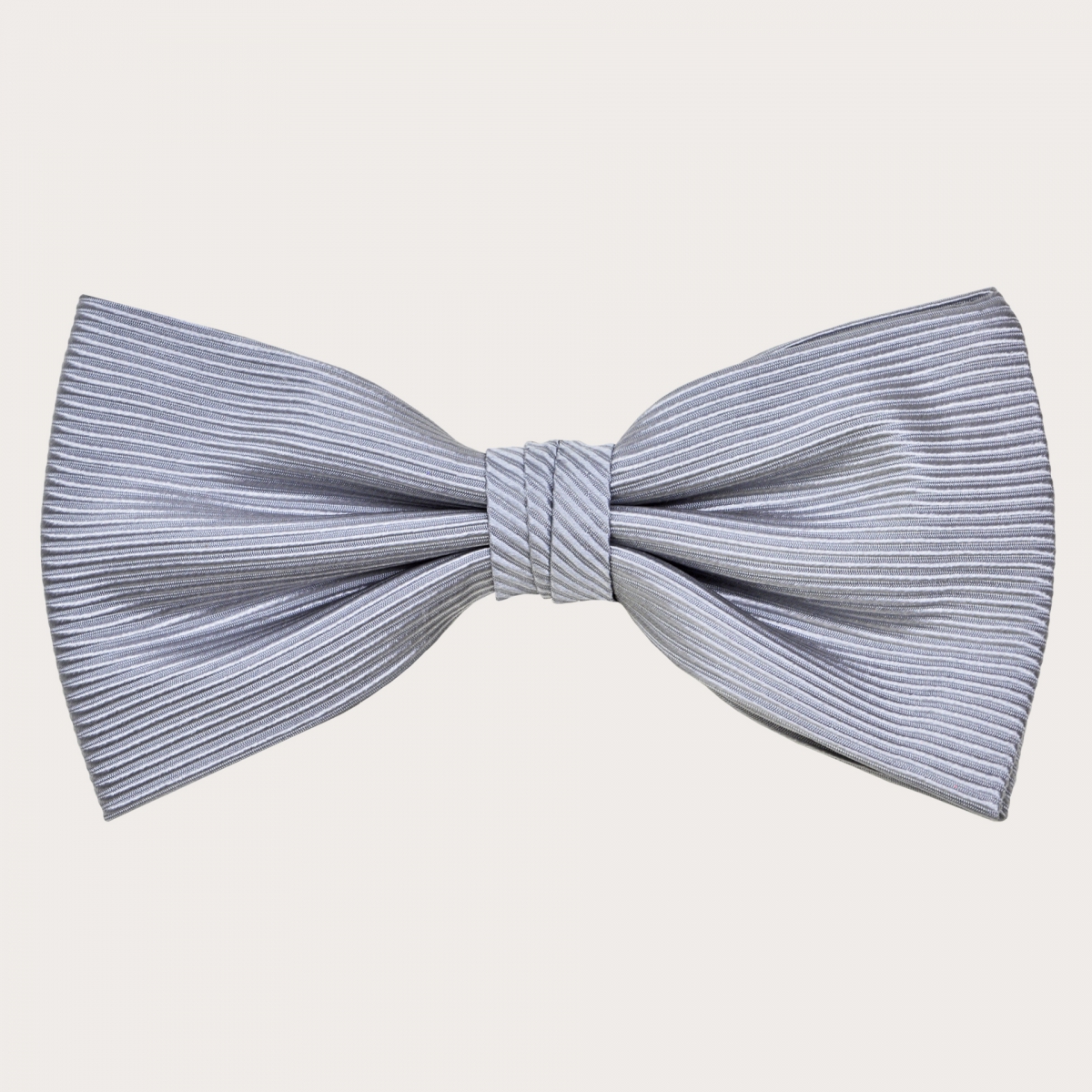 dark Grey Silk Pre-tied Bow tie