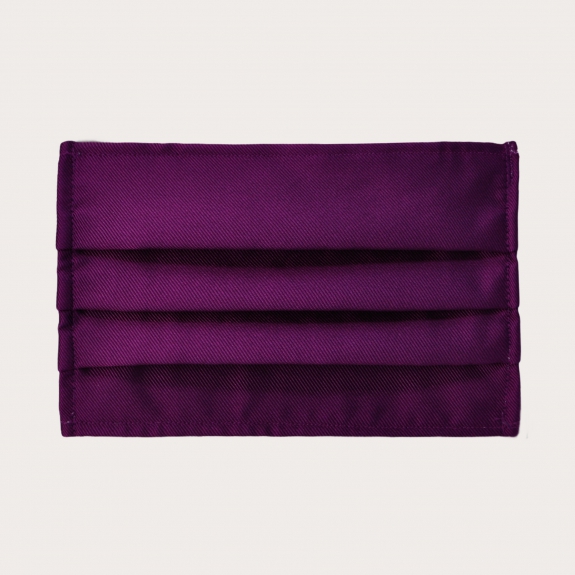 Mascarilla lavable StyleMask en seda, violeta