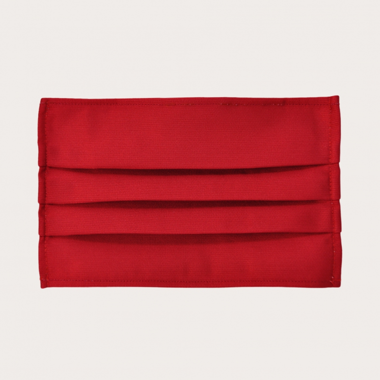 StyleMask Mascarilla con filtro de seda roja