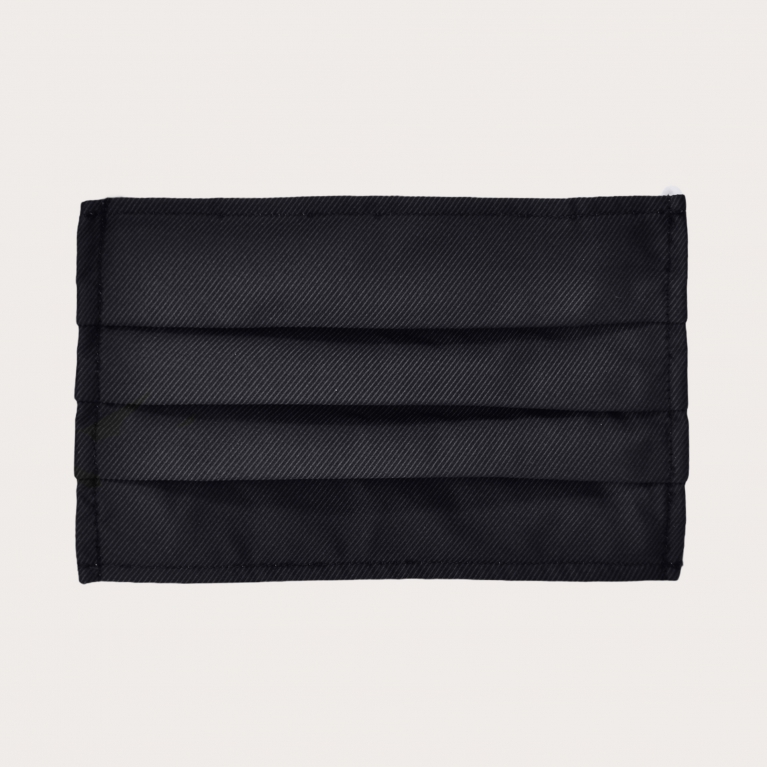 Fashion protective fabric mask, color black