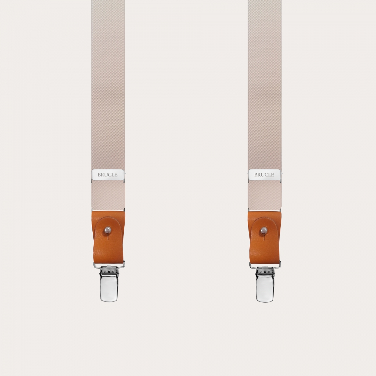 BRUCLE Elastische Hosenträger in Y-Form, beige